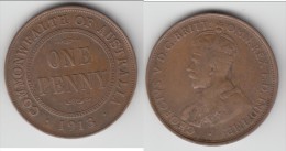 **** AUSTRALIE - AUSTRALIA - 1 PENNY 1913 - ONE PENNY 1913 GEORGE V **** EN ACHAT IMMEDIAT !!! - Penny