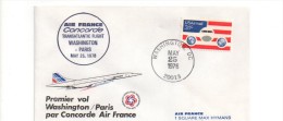 124 Premier Vol Washington Paris  25 05 1976  Concorde - Primeros Vuelos