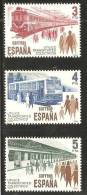 ESPAÑA 1980 - TRANSPORTES COLECTIVOS - Edifil Nº 2560-62 - Yvert 2206-2208 - Tramways
