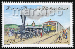 Austria - 2013 - Baden Train Station Of The Biedermeier Period - Mint Stamp - Neufs