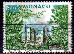 MONACO 1960 Palace Of Monaco - 5c. - Green, Black And Blue  FU - Used Stamps