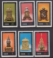 German Democratic Republic 1975 Clocks MNH - Autres & Non Classés