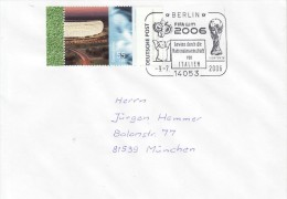 GERMANY 2006 FOOTBALL WORLD CUP GERMANY COVER WITH POSTMARK  / E 01 // - 2006 – Germany