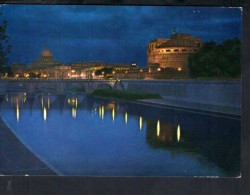 J432 Roma ( Rome, Italie )  Castel S. Angelo - Castel, Chauteau, Schloss,  Nocturne, Night - Castel Sant'Angelo