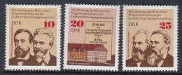 German Democratic Republic 1975 Gotha Congress Centenary MNH - Other & Unclassified