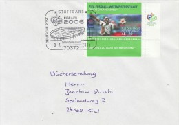 GERMANY 2006 FOOTBALL WORLD CUP GERMANY COVER WITH POSTMARK  / E 08 / - 2006 – Germany