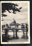 J455 Roma ( Rome ) La Cupola Di San Pietro Vista Dal Lungotevere - Annullo Roma 1929 - Multi-vues, Vues Panoramiques