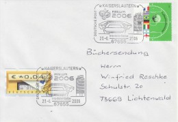 GERMANY 2006 FOOTBALL WORLD CUP GERMANY COVER WITH POSTMARK  / E 13 / - 2006 – Germany