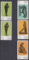 German Democratic Republic 1976 Small Sculptures MNH - Autres & Non Classés