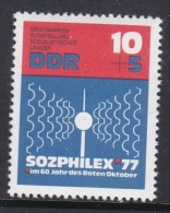 German Democratic Republic 1976 Sozphilex MNH - Andere & Zonder Classificatie