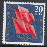 German Democratic Republic 1977 9th Trade Union Congress MNH - Other & Unclassified