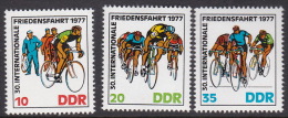 German Democratic Republic 1977 Bicycling Race MNH - Autres & Non Classés