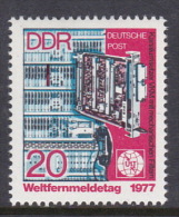 German Democratic Republic 1977 International Communication Day MNH - Andere & Zonder Classificatie