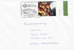 GERMANY 2006 FOOTBALL WORLD CUP GERMANY COVER WITH POSTMARK  / E 22 / - 2006 – Germany