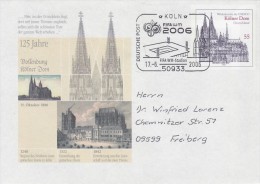 GERMANY 2006 FOOTBALL WORLD CUP GERMANY COVER WITH POSTMARK  / E 25 / - 2006 – Germany