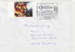 GERMANY 2006 FOOTBALL WORLD CUP GERMANY COVER WITH POSTMARK  / E 32 / - 2006 – Germany