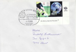 GERMANY 2006 FOOTBALL WORLD CUP GERMANY COVER WITH POSTMARK  / E 35 / - 2006 – Germany