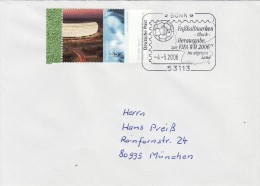 GERMANY 2006 FOOTBALL WORLD CUP GERMANY COVER WITH POSTMARK  / E 40 / - 2006 – Germany