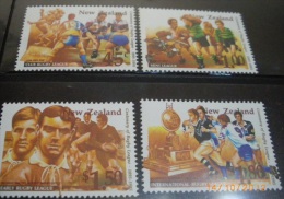 New Zealand 1995 Rugby Stamps 4v Sport - Rugby