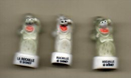 3 Fèves Brillantes ROCAILLE (3 Versions Différentes Avec LA ROCAILLE, Gargouille Dans LE BOSSU DE NOTRE-DAME Disney 1997 - Disney
