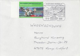 GERMANY 2006 FOOTBALL WORLD CUP GERMANY COVER WITH POSTMARK  / E 45 / - 2006 – Germany
