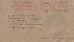 Kenya 2014 Eldoret Meter Franking Pitney Bowes-GB “5000” PB012 School Of Medicine Moi University Cover - Kenya (1963-...)