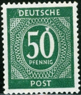 GERMANIA, ZONA AMERICANA, INGLESE, SOVIETICA, 1946, NUMERI, NUMERAL, FRANCOBOLLO USATO, Scott 551 - Afgestempeld