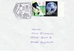 GERMANY 2006 FOOTBALL WORLD CUP GERMANY COVER WITH POSTMARK  / E 57 / - 2006 – Germany