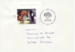GERMANY 2006 FOOTBALL WORLD CUP GERMANY COVER WITH POSTMARK  / E 60 / - 2006 – Germany