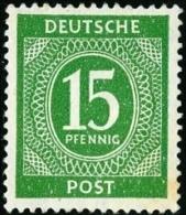 GERMANIA, ZONA AMERICANA, INGLESE, SOVIETICA, 1946, NUMERI, NUMERAL, FRANCOBOLLO USATO, Scott 541 - Used