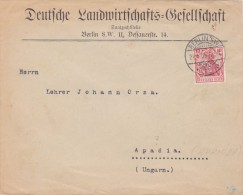 879A  DEUTFCHE LANDMIRTFCHAFTS  ,PATENT "DLG" , COVER  ,1909 GERMANIA - Perforés