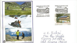 Belle Lettre D'Andorre Adressée En Catalogne - Covers & Documents