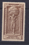 FRANCE VIGNETTE EXPOSITION PHILATELIQUE INTERNATIONALE PARIS 1925 NEUF SANS CHARNIERE - Briefmarkenmessen
