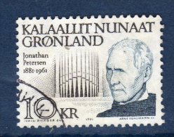 GROENLAND Greenland 1991 J. Petersen Yv 209 OBL - Used Stamps