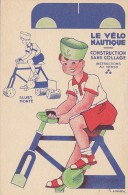 Publicités - Publicité Vélo Nautique -  Enfant Marin - Illustrateur Gougeon - Blédine Bébé - Publicités