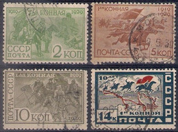 Russia 1930, Michel Nr 385-88, Used - Used Stamps