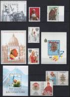 Poland POPE STAMPS COLLECTION, SETS, SHEETS, See The Photo !!! MNH (**) - Collezioni