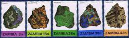 ZAMBIE Mineraux, Yvert N° 262/66. Neuf Sans Charniere . MNH. - Minerali