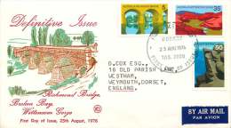 1976 Landscape Definitive Issue SG 627, 629, 630 On WCS Cachet To UK - FDC