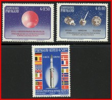PARAGUAY 1964 SPACE PROGRAM / EUROPA MNH FLAGS A20 - Collections