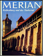 Merian Illustrierte  -  Rothenburg Und Das Tauberland  -  Viele Bilder Von 1978  -  Mundart Ist Geackerter Boden - Voyage & Divertissement