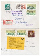 ALLEMAGNE - 20 Enveloppes Affranchissements Mixtes / Timbres + Vignettes D'affranchissement - Machine Labels [ATM]