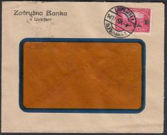 Yugoslavia 1924, Cover Ljubljana To Zagreb W./postmark Ljubljana - Lettres & Documents