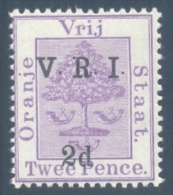 Orange Free State 1900. 2d Bright Mauve THICK V. SACC 71*, SG 125*. - Estado Libre De Orange (1868-1909)