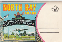 Greetings From North Bay Ontario Canada - Souvenir Folder - 12 Pictures - Good Condition - 2 Scans - North Bay