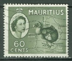 MAURITIUS 1953-54: YT 251, O - LIVRAISON GRATUITE A PARTIR DE 10 EUROS - Maurice (...-1967)