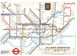 (DEL 200) UK - London Underground Map - Métro