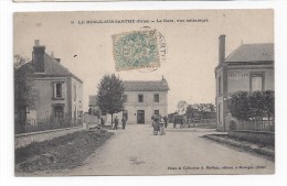 9  -  Le Mesle Sur Sarthe  -  La Gare Vue Extérieure - Le Mêle-sur-Sarthe