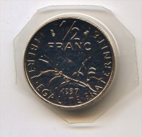 Demi Francs BU  " Semeuse"  1997   FDC Dans Sa Coque - 1/2 Franc