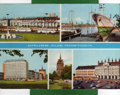 ROSTOCK   Grufz Aus   CPSM   Multivues  Grand Format  20,50cmX14,50cm   Voir Recto Verso  Année 1965 (2) - Rostock